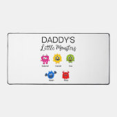 Grappig Halloween papa's kleine monster Bureaumat (Voorkant)