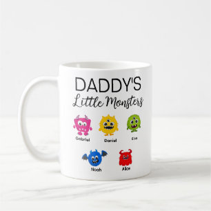 Grappig Halloween papa's kleine monster Koffiemok