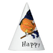 Grappig Halloween Party Pet Witch Pumpkin Vliegen Feesthoedjes (Links)