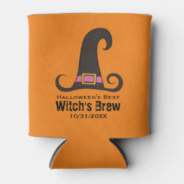 Grappig Halloween Party Witch's Brew Bier Blikjeskoeler