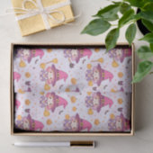 Grappig Halloween patroon met pompoenen en heks Tissuepapier (Geschenk)