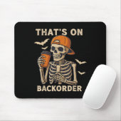 Grappig Halloween Pharmacy Tech Skeleton Dat Is Te Muismat (Met muis)