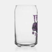 Grappig Halloween pompoen glas (Rechts)