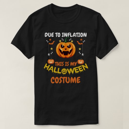 Grappig Halloween Pompoen Kostuum T-shirt (Design voorkant)