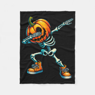 Grappig Halloween Pompoen Spooky Nuggets Chi Fleece Deken