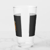 Grappig Halloween Pug Snoep Design_1 Glas (Links)