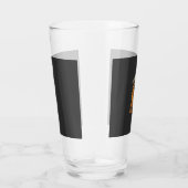 Grappig Halloween Pug Snoep Design_1 Glas (Rechts)