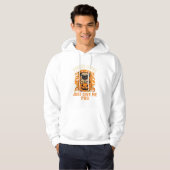 Grappig Halloween Pug Snoep Design_1 Hoodie (Voorkant volledig)