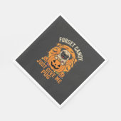 Grappig Halloween Pug Snoep Design_1 Servet (Hoek)