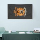Grappig Halloween Pug Snoep Design_1 Spandoek (Beurs)