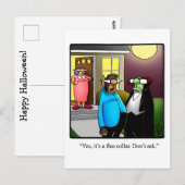 Grappig Halloween Pumpkin Humor Briefkaart (Voorkant / Achterkant)