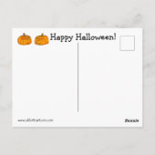 Grappig Halloween Pumpkin Humor Briefkaart (Achterkant)