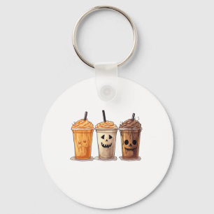 Grappig Halloween Pumpkin Spice Latte Coffee Herfs Sleutelhanger