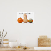Grappig Halloween Pumpkins custom poster (Keuken)