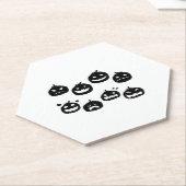 Grappig Halloween Pumpkins Halloween Feest Hallowe Kartonnen Onderzetters (Schuin)