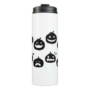Grappig Halloween Pumpkins Halloween Feest Hallowe Thermosbeker