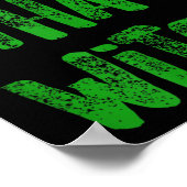 Grappig Halloween Quote 100 Die Witch Green Text D Poster (Hoek)