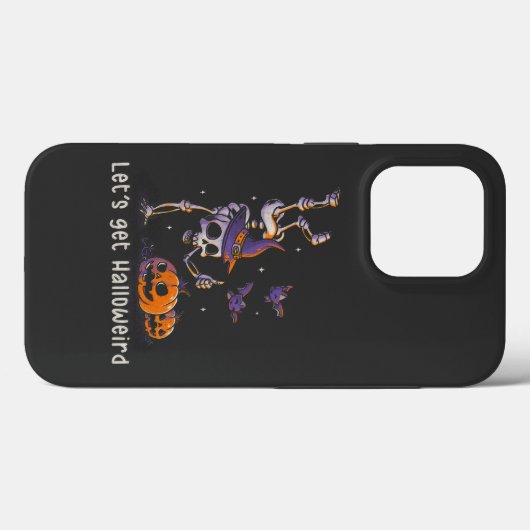 Grappig Halloween Quote Laten we Halloween Pun kri Case-Mate iPhone Case (Achterkant (horizontaal))