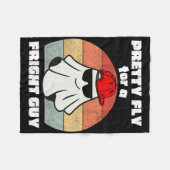 Grappig Halloween Schattige Ghost Spooky Grappig H Fleece Deken (Voorkant (Horizontaal))