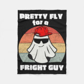 Grappig Halloween Schattige Ghost Spooky Grappig H Fleece Deken (Voorkant)