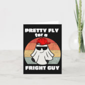 Grappig Halloween Schattige Ghost Spooky Grappig H Kaart (Voorkant)