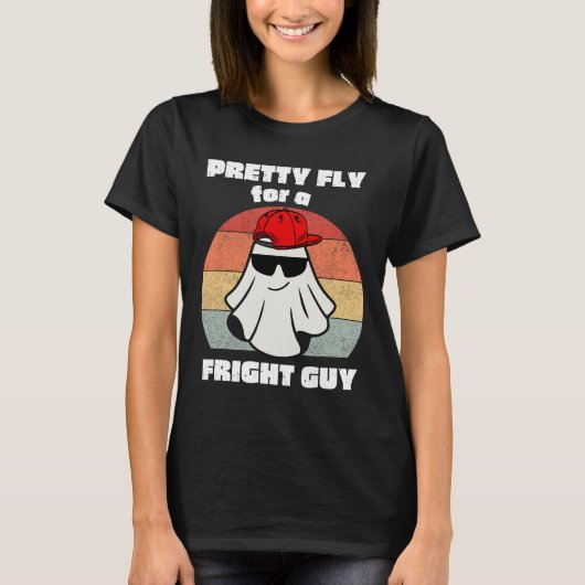 Grappig Halloween Schattige Ghost Spooky Grappig H T-shirt (Voorkant)