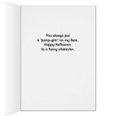 Grappig Halloween Schattige Jack o' Lantern (Binnen (Rechts))