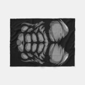 Grappig Halloween Shirt Kind Volwassen Aap Gorilla Fleece Deken (Voorkant (Horizontaal))