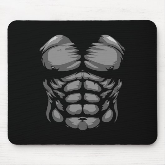 Grappig Halloween Shirt Kind Volwassen Aap Gorilla Muismat (Voorkant)