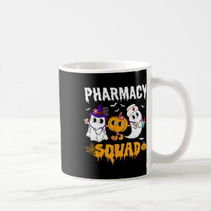 Grappig Halloween Shirt Witch Pills Pharmacy Pharm Koffiemok