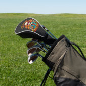 Grappig Halloween Skelet Bier Gebroken Design_1 Golfheadcover (Insitu)