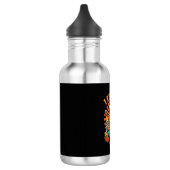 Grappig Halloween Skelet Bier Gebroken Design_1 Waterfles (Links)