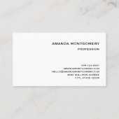 Grappig Halloween Skelet met Top Hat Visitekaartje (Achterkant)