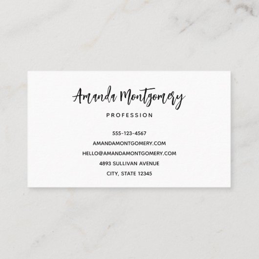 Grappig Halloween Skelet met Top Hat Visitekaartje (Achterkant)