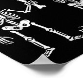 Grappig Halloween Skeleton Ik vond Humerus Humorou Poster (Hoek)