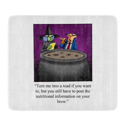 Grappig Halloween Snijplank Gift (Voorkant)