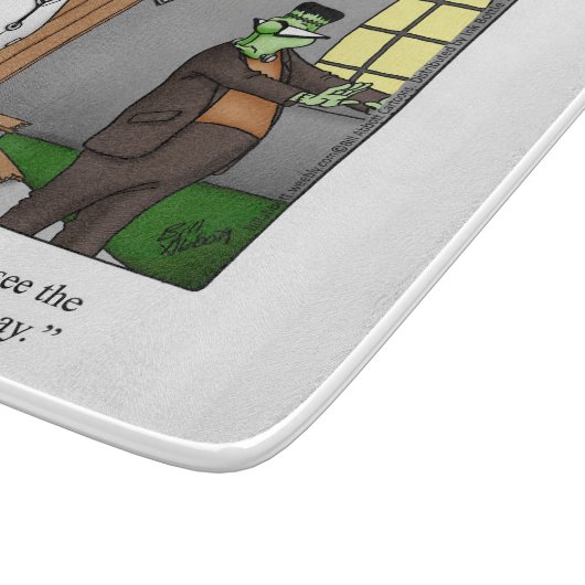 Grappig Halloween Snijplank Gift (Hoek)