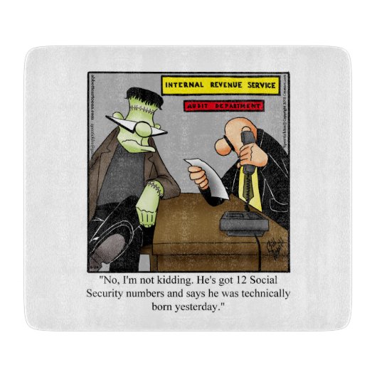 Grappig Halloween Snijplank Gift (Voorkant)