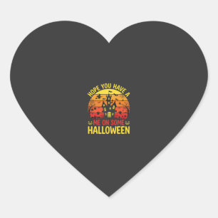 Grappig Halloween Spoken Huis Me Op Sommige Ontwer Hart Sticker
