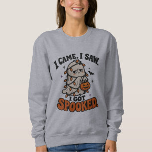 Grappig Halloween spook sweatshirt. Ik werd bang Trui