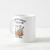 Grappig Halloween spookcitaat Halloween Koffiemok (Voorkant links)