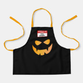 Grappig Halloween Spooky Pumpkin Kostuum Schort (Voorkant)