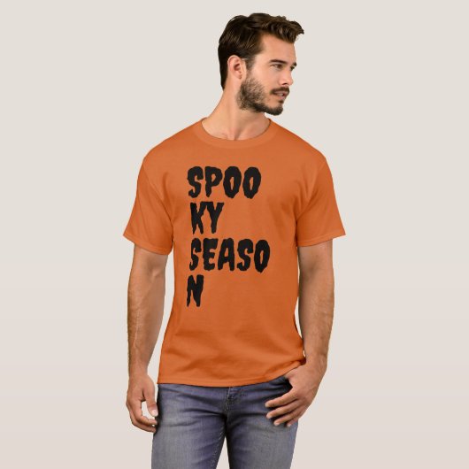 Grappig Halloween SPOOKY SEIZOEN T-shirt (Voorkant volledig)