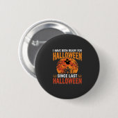 Grappig Halloween Spukhuis Spook Maan Ontwerp Ronde Button 5,7 Cm (Voorkant /achterkant)