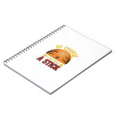Grappig Halloween Stok Overschakelen Spinnenweb Sh Notitieboek (Linkerzijde)