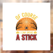 Grappig Halloween Stok Overschakelen Spinnenweb Sh Raamsticker (Vel 2)