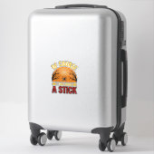 Grappig Halloween Stok Overschakelen Spinnenweb Sh Sticker (Koffer)