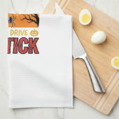 Grappig Halloween Stok Overschakelen Spinnenweb Sh Theedoek (Quarter Fold)