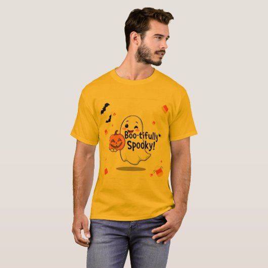 grappig halloween t-shirt (Voorkant volledig)