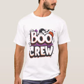 Grappig Halloween T-shirt 2025 | Spooky Boo Crew T (Voorkant)
